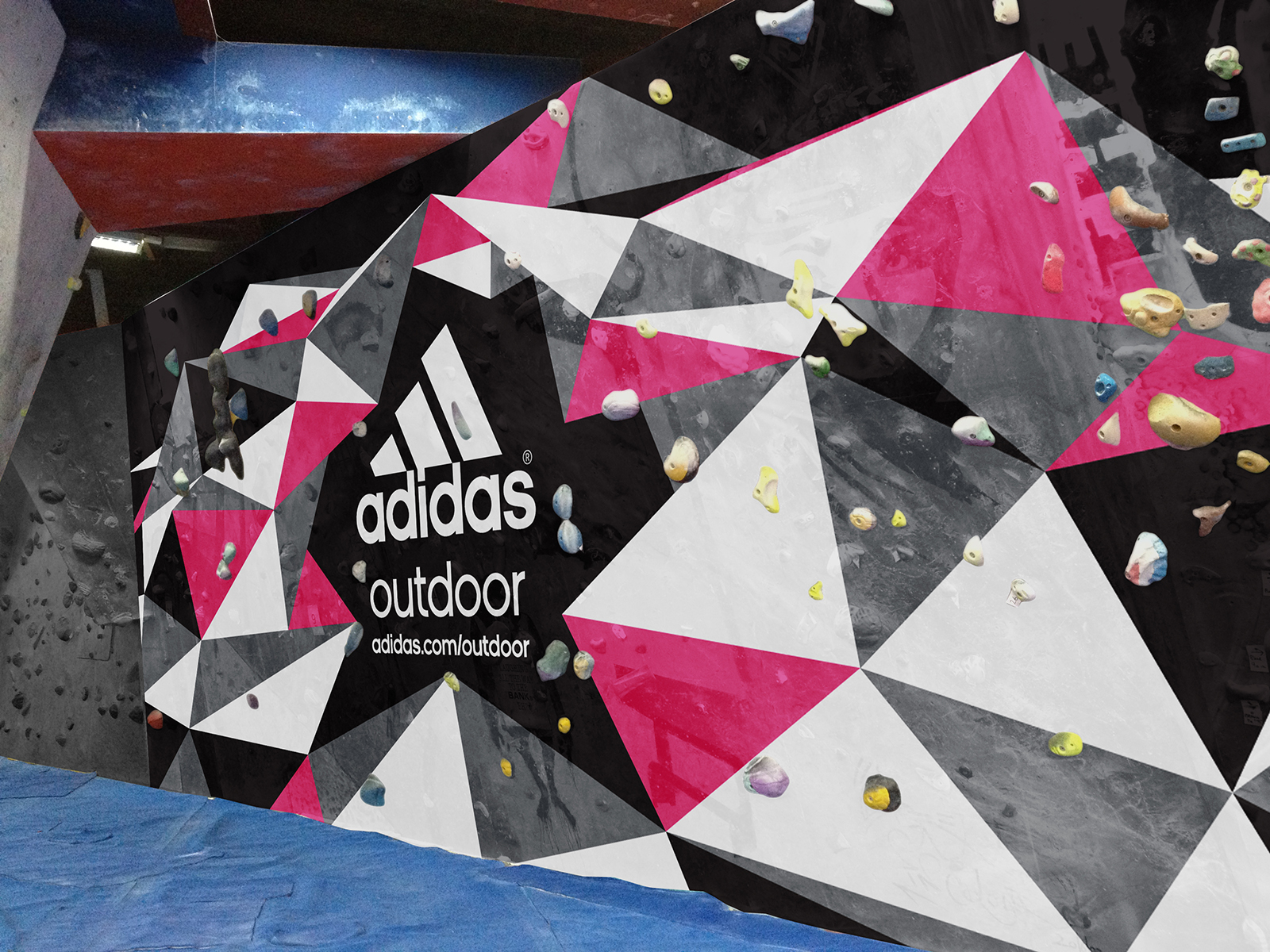adidas climbing wall