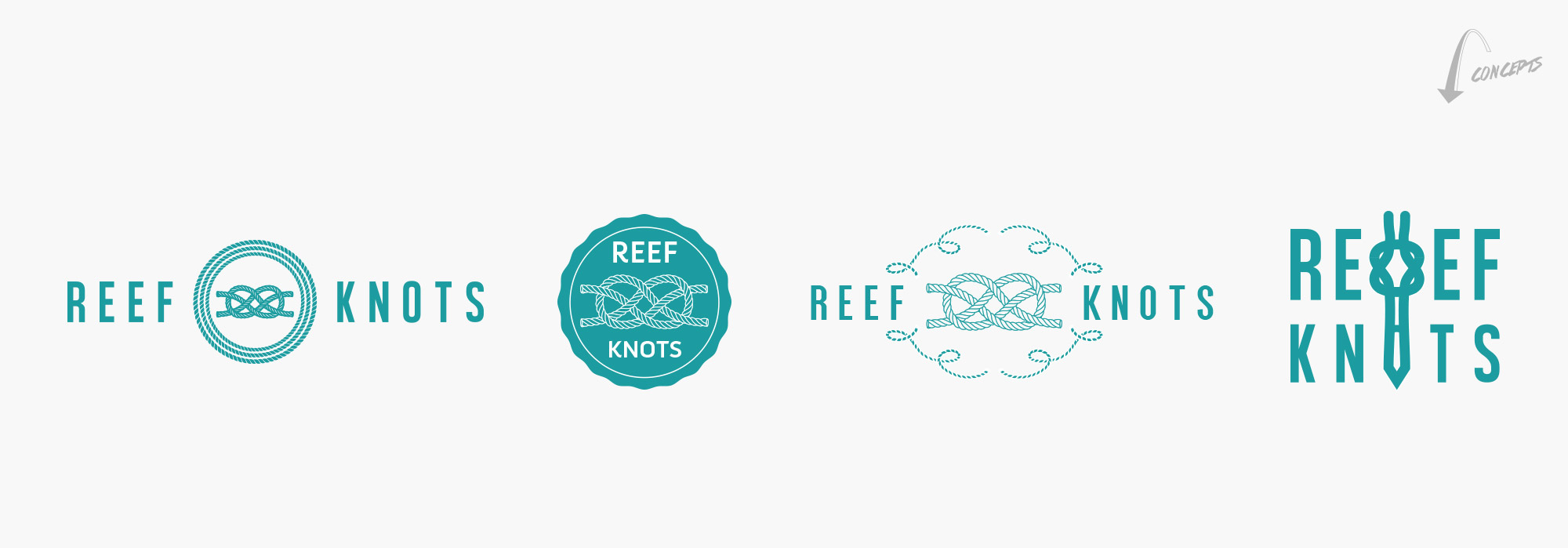 reef knots branding