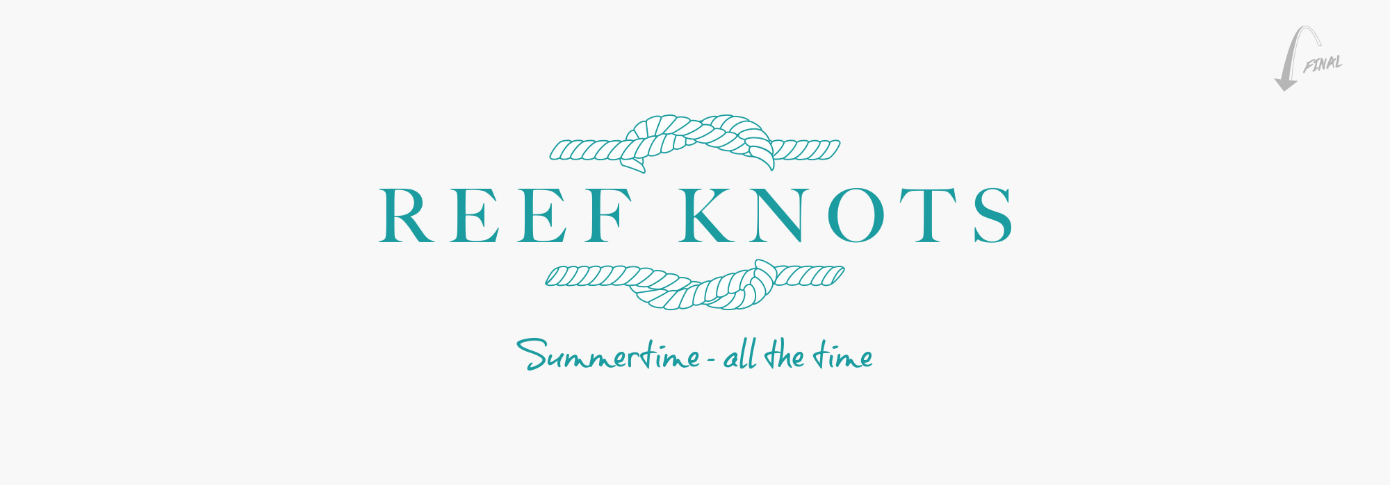 reef knots logo design