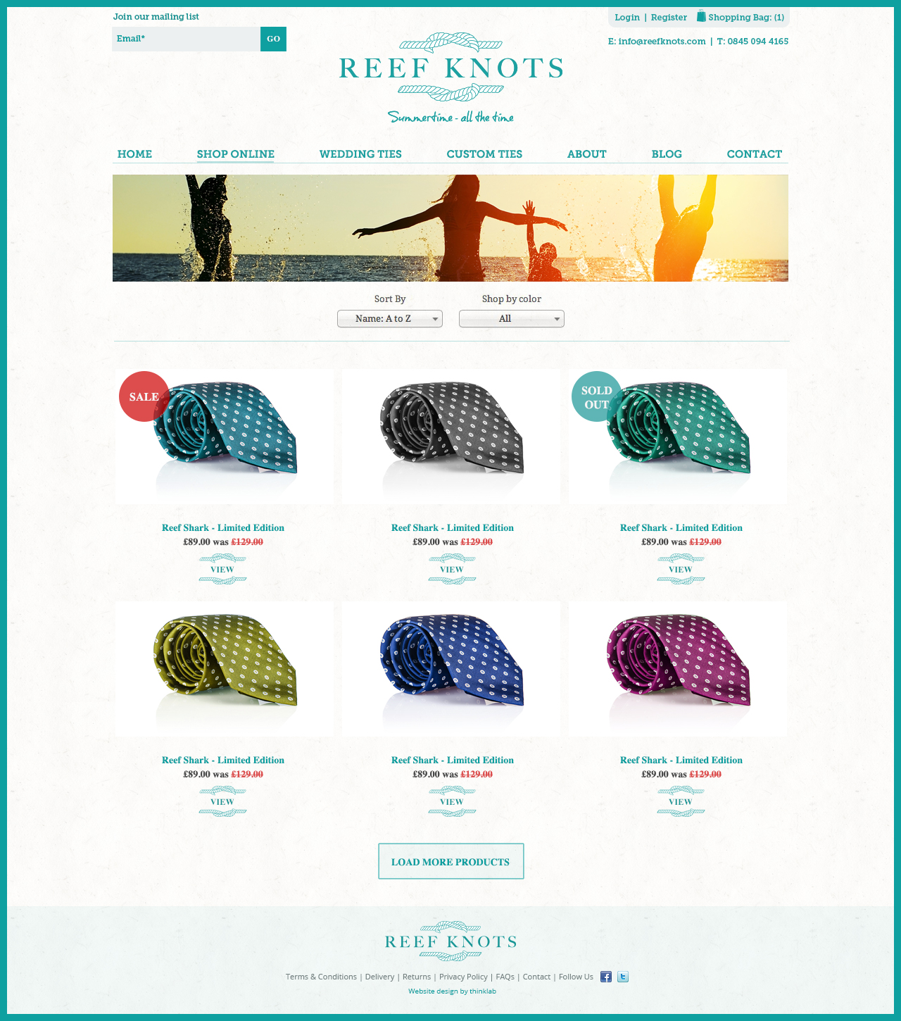 reef knots ecommerce